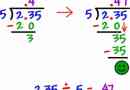 Diviziune zecimală fără un calculator pas cu pas cu exemple